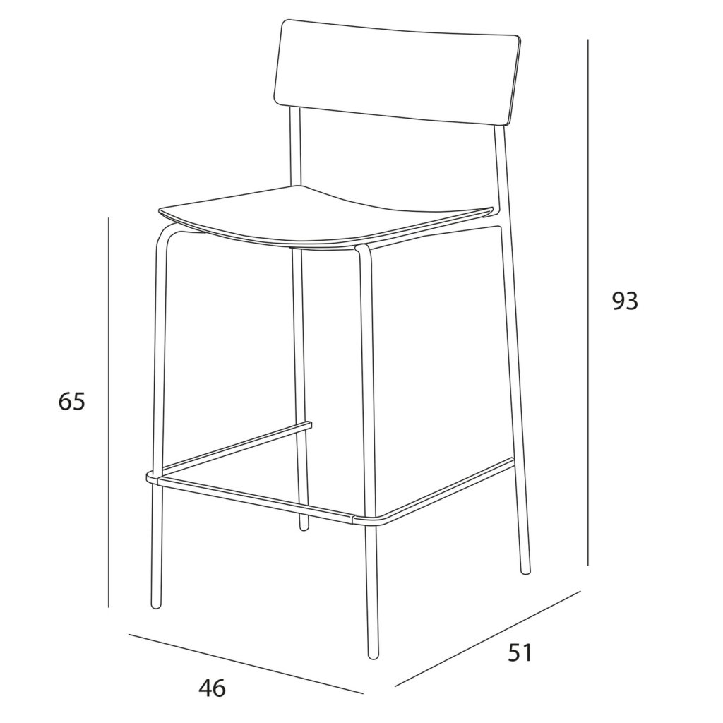 Tabouret Lulu En Bois Teint Noir Cr Aligne Groupe Sofive