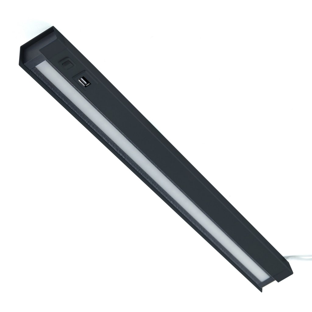 Réglette design LED intégrée 60 cm avec interrupteur GEFOM, 1402263, Ampoule, luminaire et eclairage